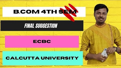 Sem-4 | E-Commerce and Business Communication  Full Suggestion for 2025