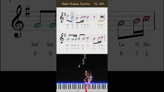 Daily Sight-Singing Exercise No.203 | One Sharp (Key G)