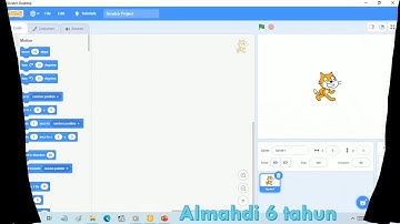 Tutorial Membuat Animasi Sederhana untuk Anak | Fun Coding Scratch Desktop oleh Almahdi 6 Tahun
