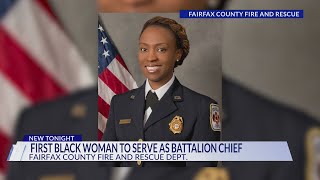 Fairfax County Fire and Rescue names first Black woman as battalion chief