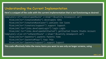 How to Hide Menu Items Based on Vuetify Breakpoint