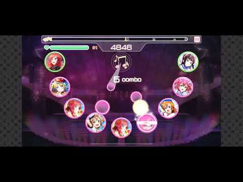 スクフェス START.DASH‼︎ MASTER(難易度11) 速度10 All Perfect(特技off)