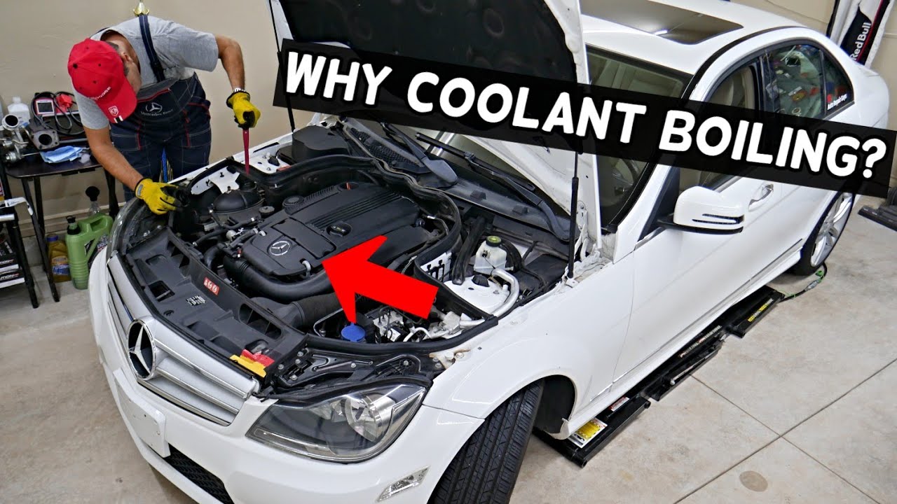 WHY COOLANT ANTIFREEZE BOILING OVERHEATING MERCEDES W203 W204 W205