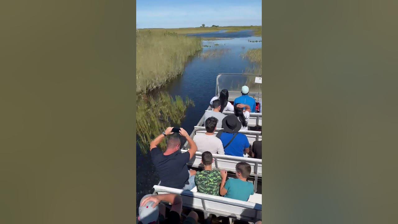 It’s always raining on this side #airboat #florida #gators #outdoors