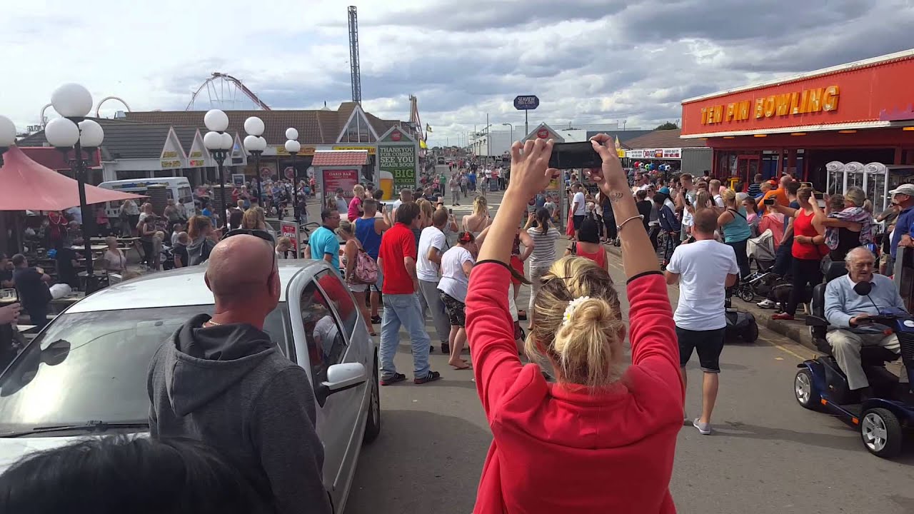 Mobility Scooter Race at Oasis Bar Ingoldmells YouTube