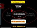 youtube playback id error solved।। there was a problem while playing playback id error।।#youtube