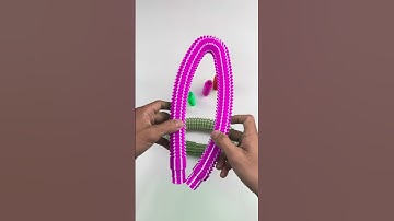 Creating Rainbow and Oranges POP #diy #satisfyingvideos #relaxing #crunchy #oddasmr #poptubesounds