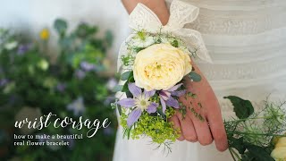 How To Make A Wrist Corsage Tutorial