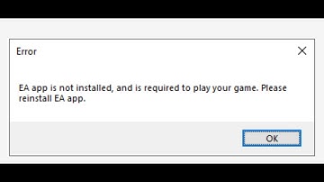 Fix Error EA App Is Not Installed And Is Required To Play Your Game On PC