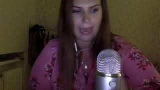 ASMR Tapping on pink objects & whispering