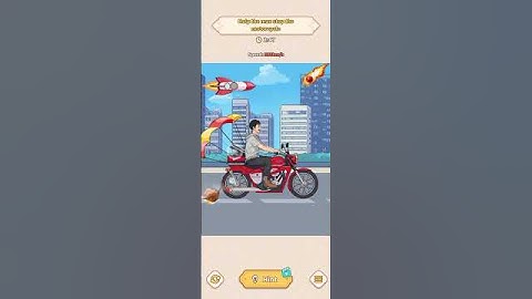 Brain Puzzle Tricky Quest - Fatal Speed - Help the man stop the motorcycle #games #puzzle #braingame