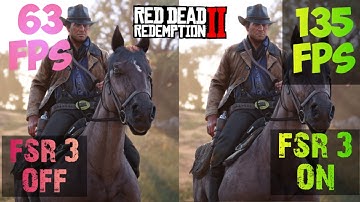 How to install fsr 3 in rdr 2 for nvidia and amd ,updated mod link- tutorial+fps testing