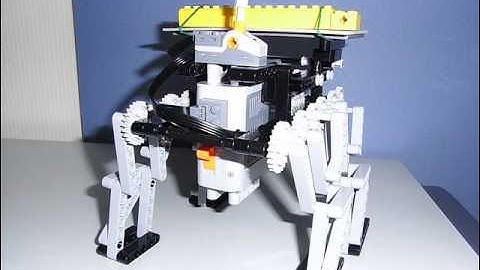 Lego Technic Variable Parallel Linkage 4 Legged Walking Robot 8