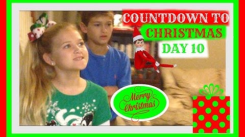 COUNTDOWN TO CHRISTMAS 2015~DAY 10~ELF ON THE SHELF, ADVENT CALENDAR, AND MATTHEW