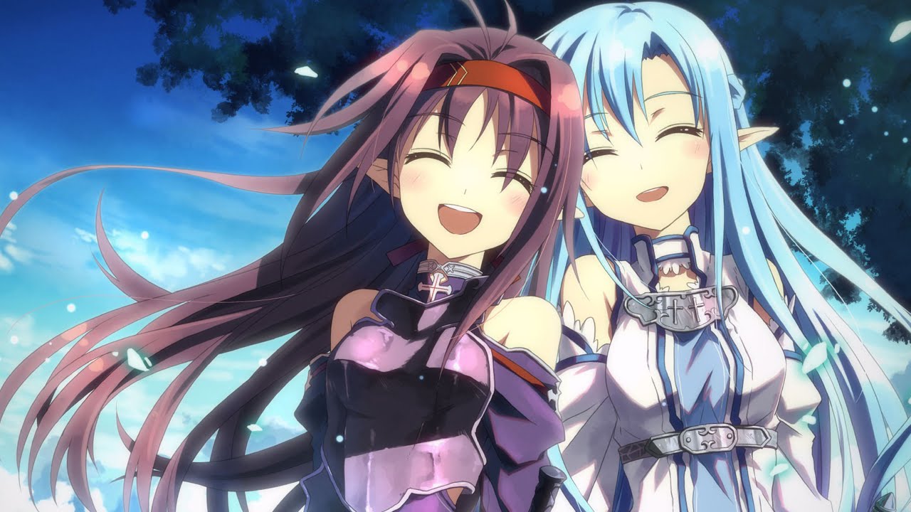 sword art online asuna et yuuki