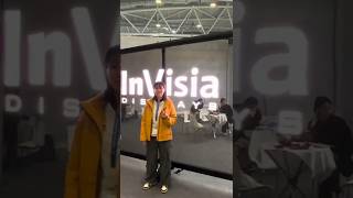 Invisible Yet Playing Video Transparent Led