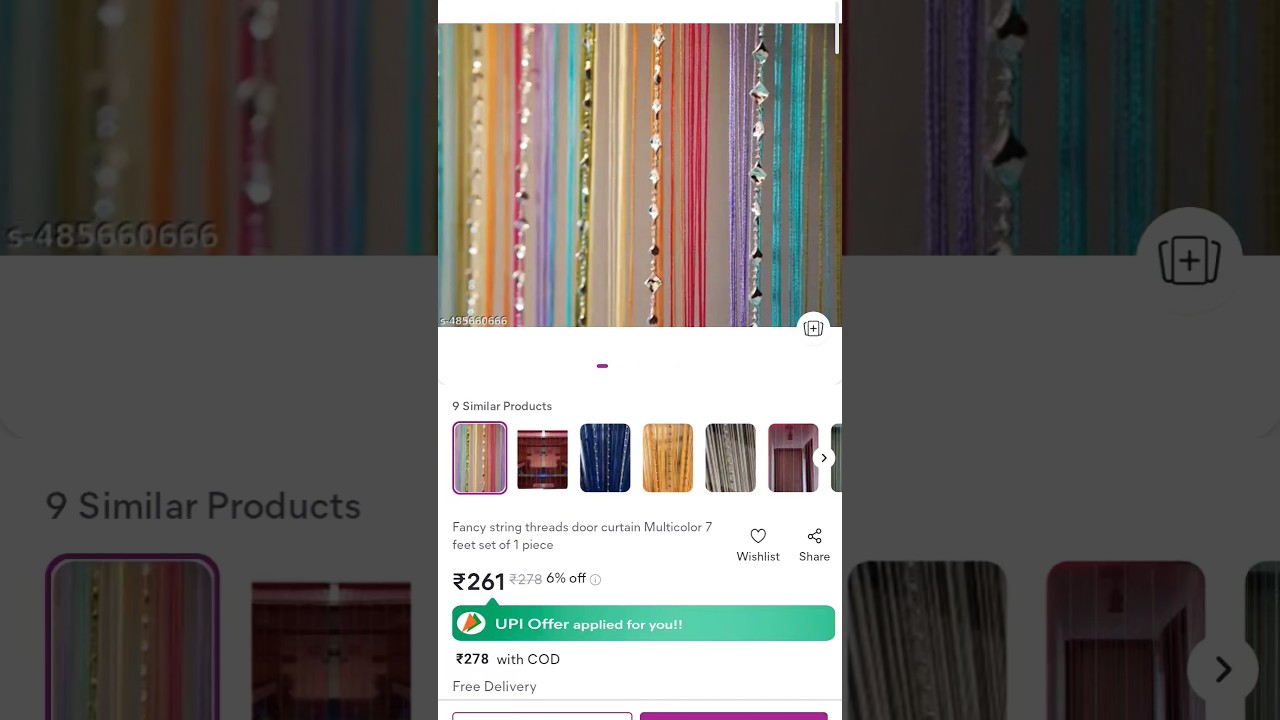 Fancy Door curtain 🖇️