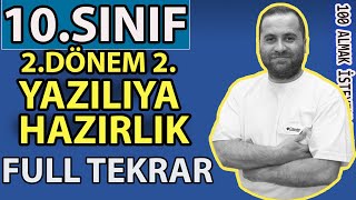 10.Sinif Edebi̇yat 2. Yaziliya Hazirlik -Konu Anlatimi Full Tekrar Pdf