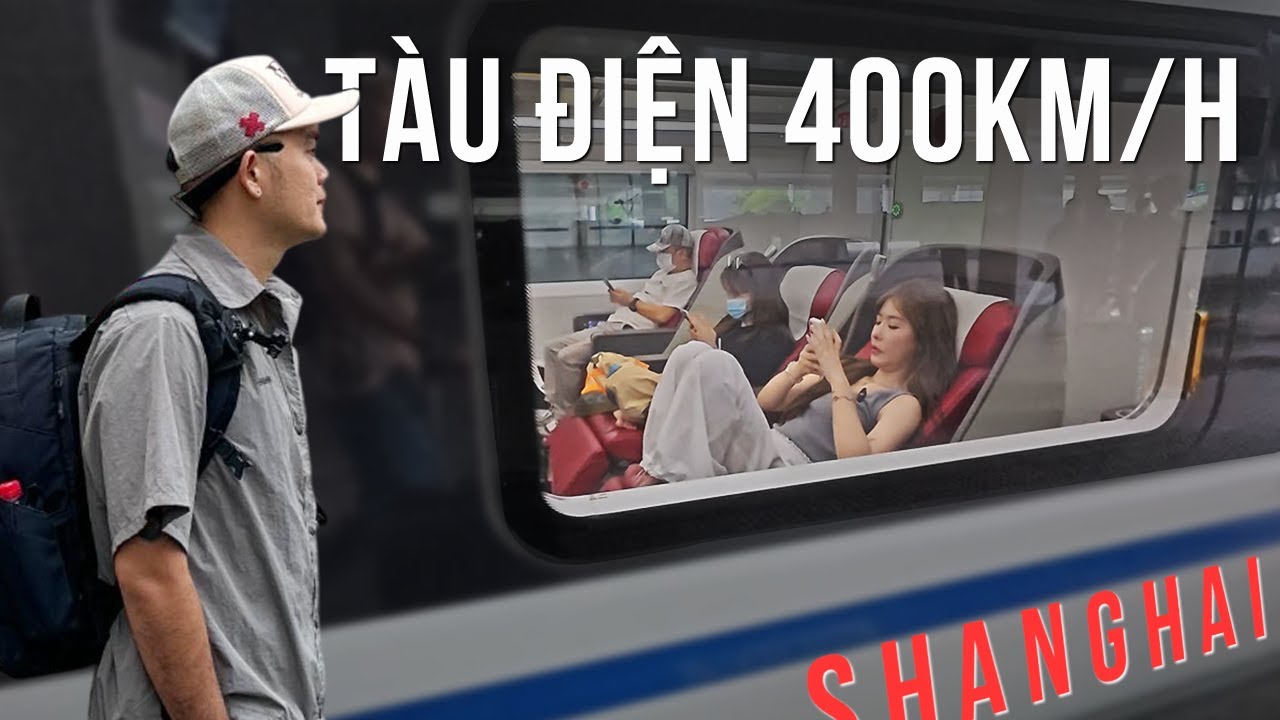 QUÁ NHIỀU BỠ NGỠ KHI LẦN ĐẦU ĐI TÀU ĐIỆN NHANH NHẤT THẾ GIỚI TẠI TRUNG QUỐC | Vuong Khang Vlog