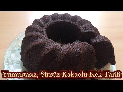 Yumurtasız, Sütsüz Kakaolu Kek Tarifi, Yumurtasız, Sütsüz Yapılan Kek Tarifi