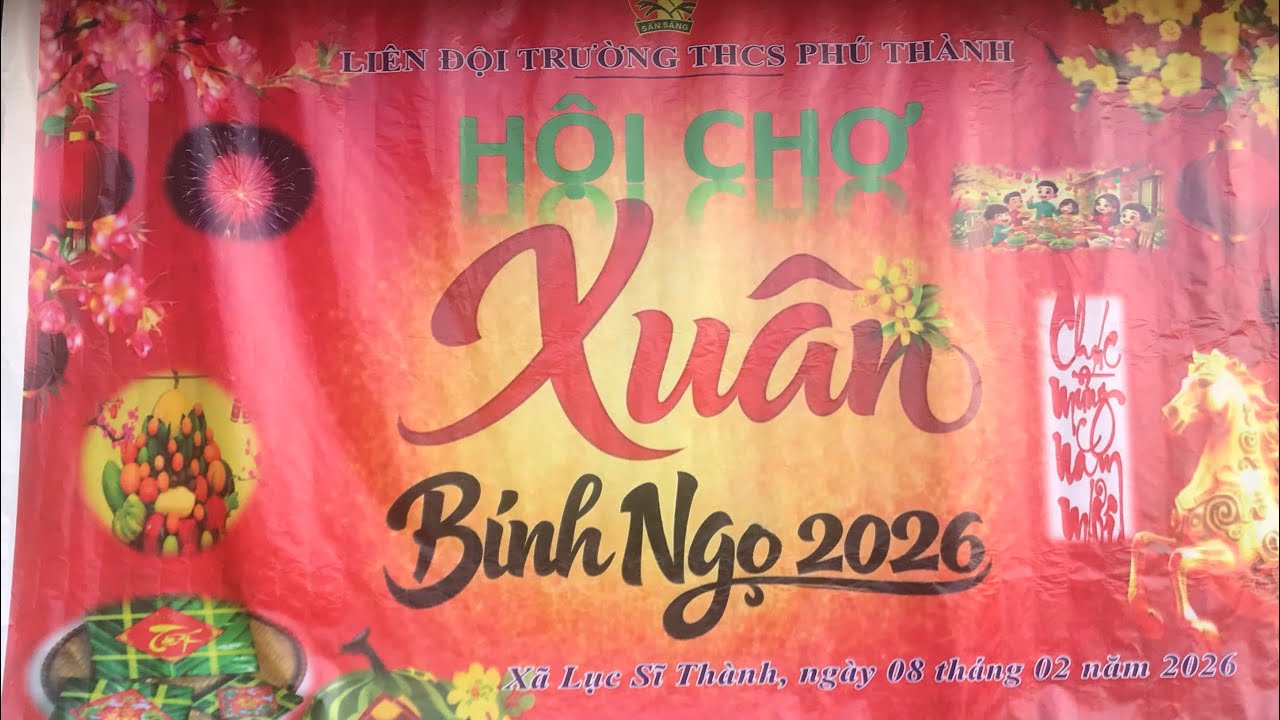 Hội chợ xuân THCS Phú Thành 2026