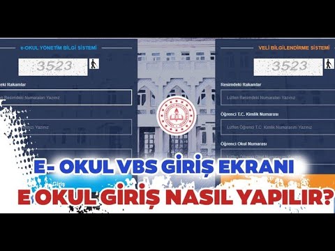 E Okul VBS Sistemi-MEB E Okul Veli Bilgilendirme Sistemine Nasıl Girilir?