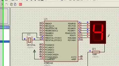 Display de 7 Segmentos con ATmega8