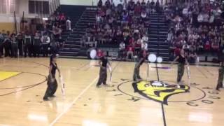 Miami killian Cougarettes pep rally