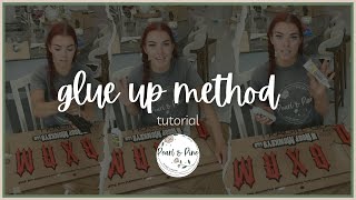 The Best Letter Glue Up Method for Acrylic and Wood Signs