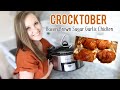 EASY CROCKPOT RECIPE | SLOW COOKER BACON BROWN SUGAR GARLIC CHICKEN | CROCKTOBER 2020