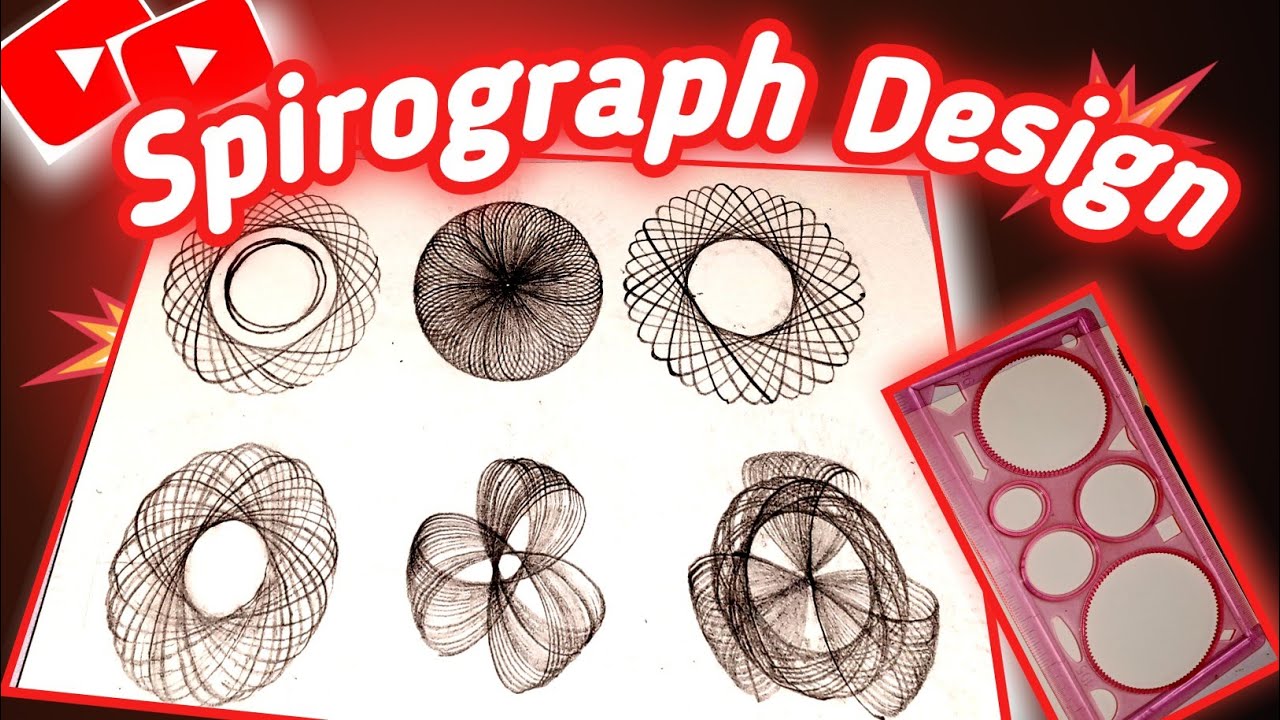 Chill Spirograph Art | Spirograph Art Design | Designer Ruler - YouTube