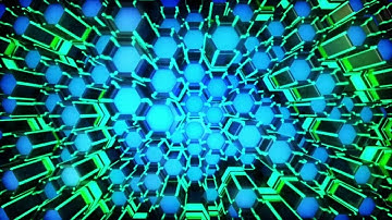 Neon Hexagon Moving Grid Loop Stock Motion Graphics