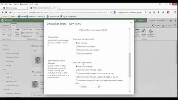SharePoint 2013 - How to set alerts basic