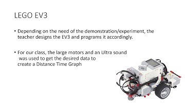 LEGO EV3   Distance Time Graphs