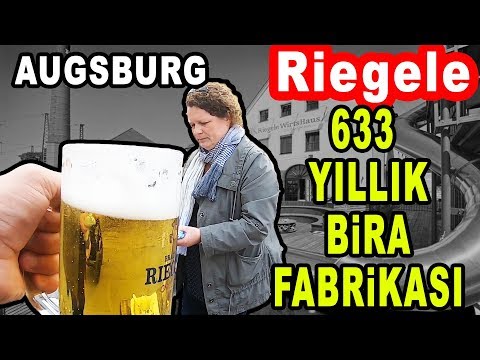 ALMANYA'da 633 YILLIK BiRA FABRiKASI ( RiEGELE) fabrika turu,yeme icme