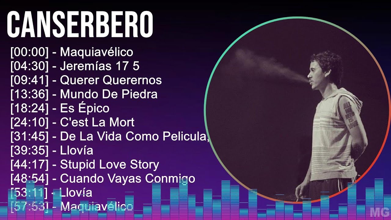 Canserbero 2024 MIX Grandes Exitos - Maquiavélico, Jeremías 17 5, Querer Querernos, Mundo De Piedra