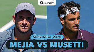 Lorenzo Musetti Takes On Nicolas Mejia 🎯 | Montreal 2026 Highlights