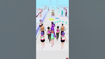 💃 Bride Race Walkthrough Gameplay #003 | Android & iOS | Run to Win the Wedding! 👰 #Shorts #racing