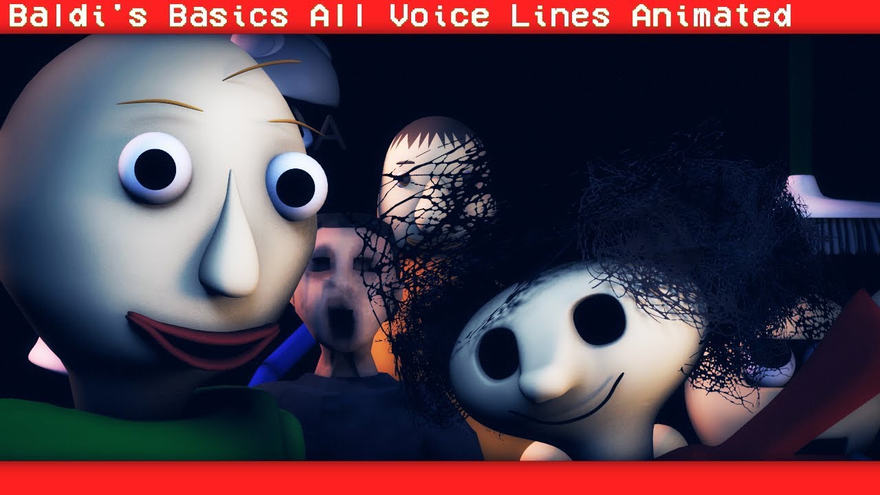 [SFM BALDI] Baldi's Basics In Learning All Voice Lines 