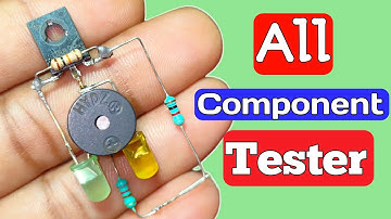 How to make all component Tester using D882, 🔥Make a universal any components tester