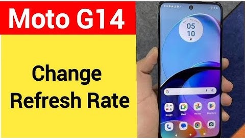 How to change refresh rate, Moto G14 refresh rate change kaise karen