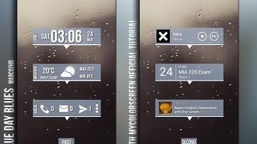 Blue Day Blues - Android Homescreen Tutorial