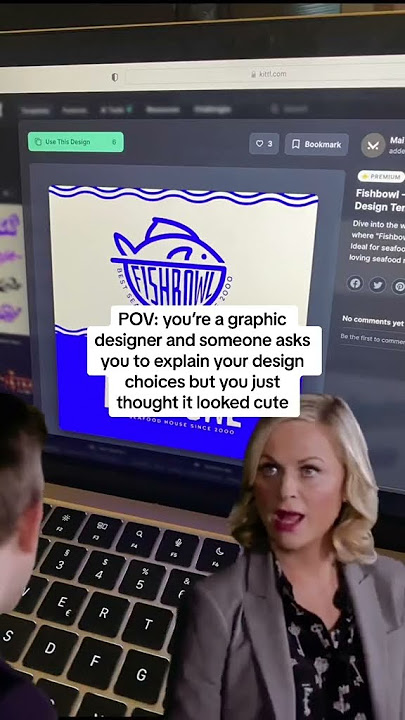 When you're a graphic designer and someone asks about your design choices 😜