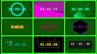24/7 Live FREE Countdown Timer | Green Screen & Black Screen | Commercial Use (Video Only) Part 91