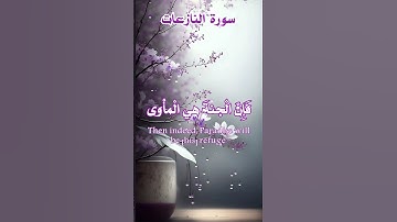 وأما من خاف مقام ربه ونهى النفس عن الهوى#سورة_النازعات #عبد_الباسط_عبد_الصمد  #quran