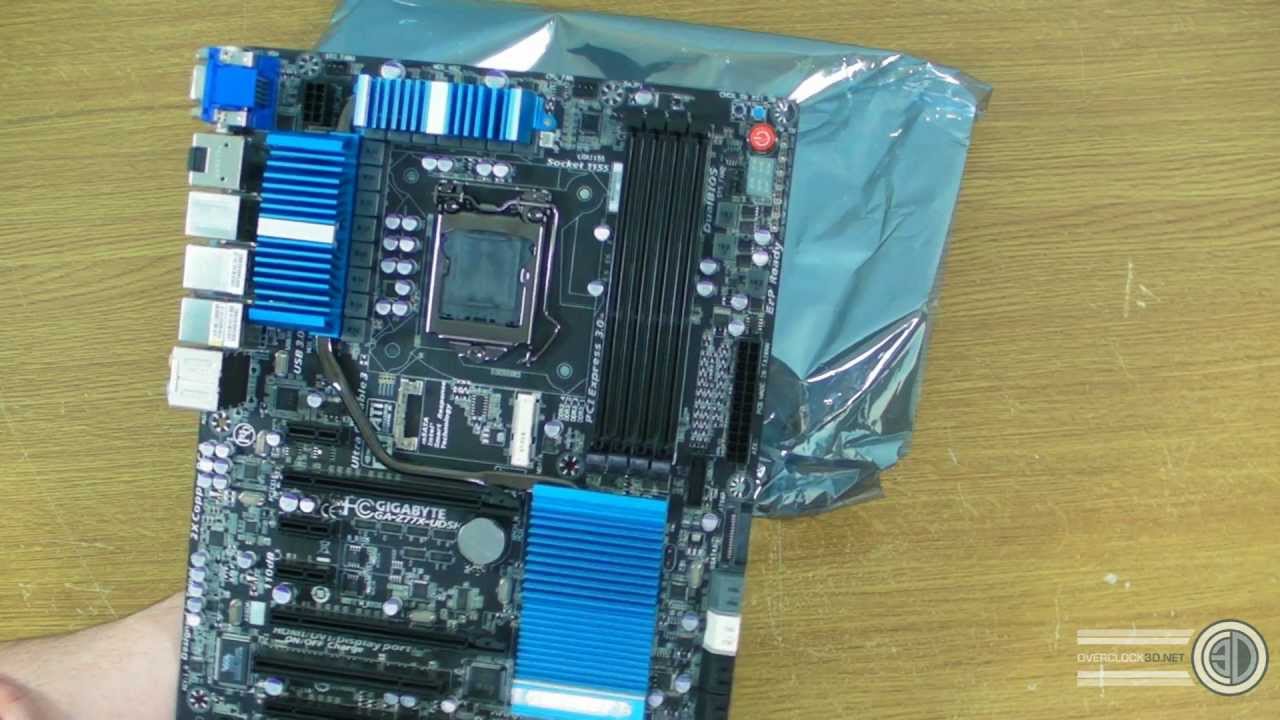 Gigabyte Z77X-UD5H Preview - Z77 UD5 - YouTube