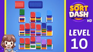 Sort Dash Level 10 Solution Walkthrough
