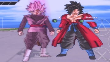 Black Goku SS Rose | Goku Xeno SSJ4 Re color textures and new move | DBZ TTT MOD ISO