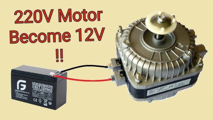 12,000 RPM - 220V Sewing Machine Motor ( Universal Motor ) Inside