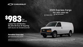 Chevrolet Express Cargo 10\/08\/2025 6261271